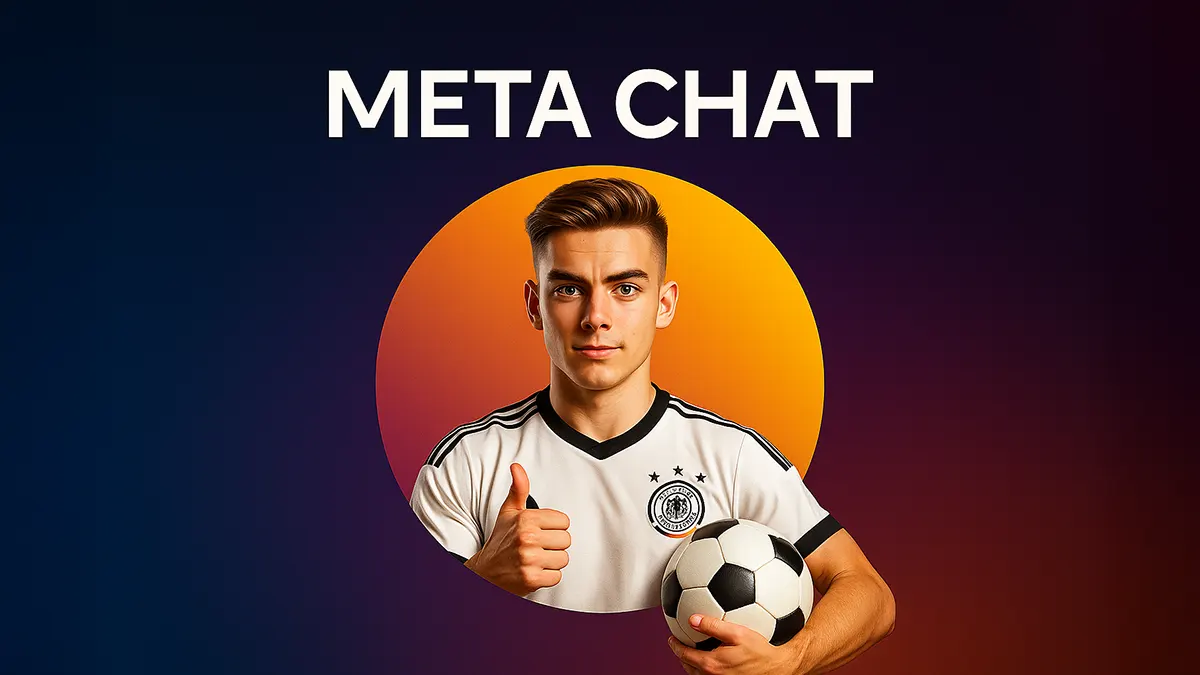 Meta Chat mit einem Fußballstar